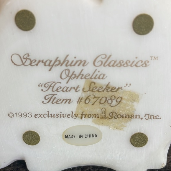 EUC~Seraphim Girl Angel Figurine Classics Harmony, Heart Seeker - Picture 7 of 7